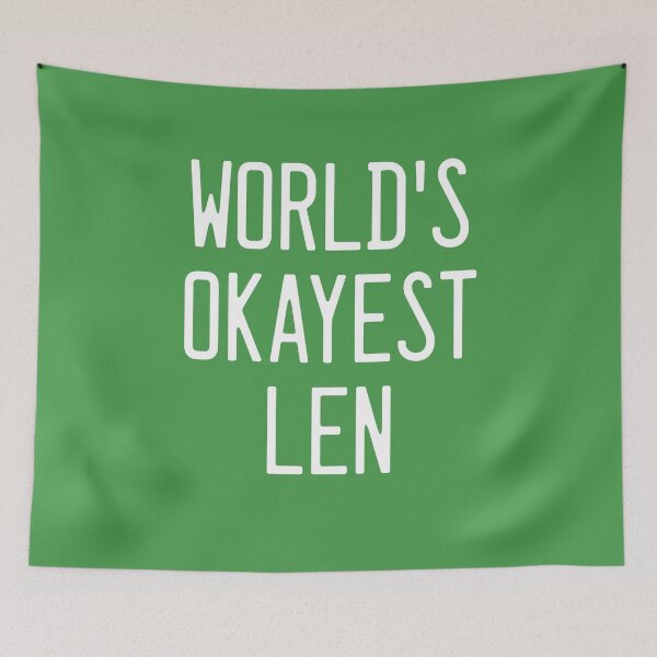 Item preview, World's Okayest Len designed and sold by TimespunThreads.