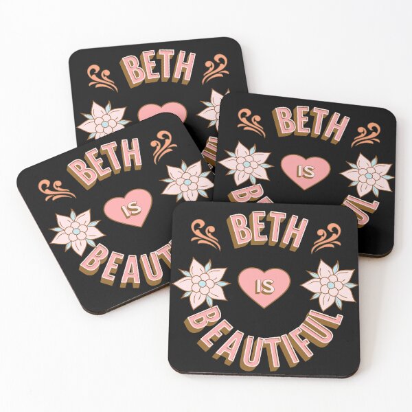 Item preview, Beth is Beautiful - First Names - Birthday Gifts - Alliteration Fans designed and sold by epicthoughts.