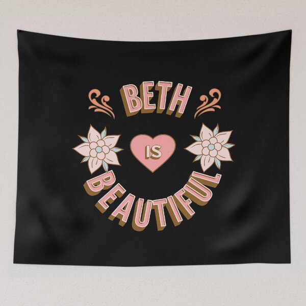 Item preview, Beth is Beautiful - First Names - Birthday Gifts - Alliteration Fans designed and sold by epicthoughts.
