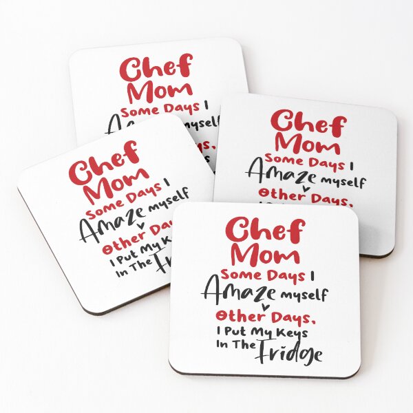 Item preview, Chef Mom Some Days I Amaze Myself Other Days I Put My Keys In The Fridge Mothers Day Birthday Cooking Chef designed and sold by EasyPrintGift.
