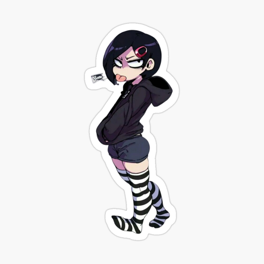 Shadbase comic goth girl