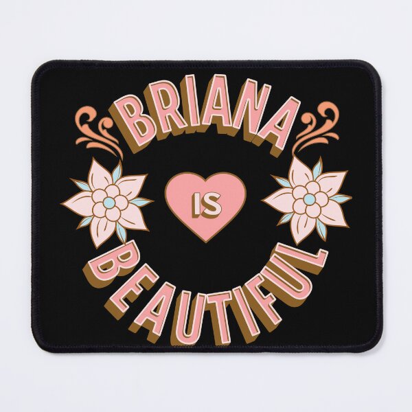 Item preview, Briana is Beautiful - First Names - Birthday Gifts - Alliteration Fans designed and sold by epicthoughts.