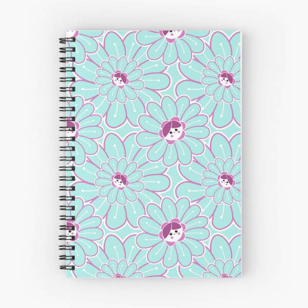 Item preview, Kawaii cute flower fairies blooms seamless pattern designed and sold by AleFairyland.