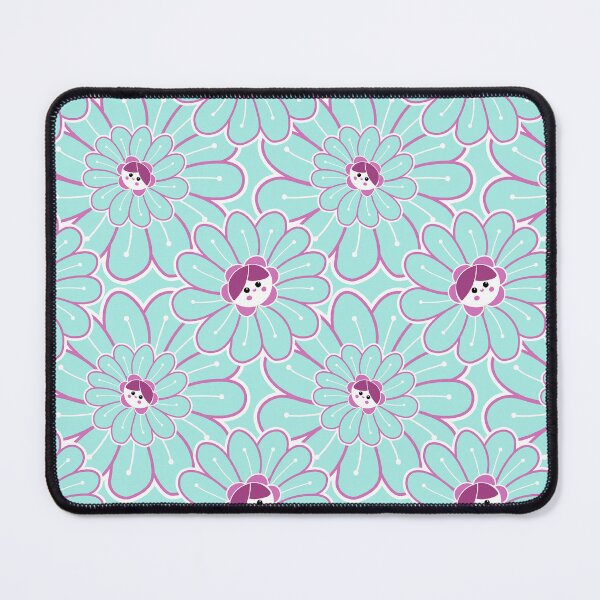 Item preview, Kawaii cute flower fairies blooms seamless pattern designed and sold by AleFairyland.