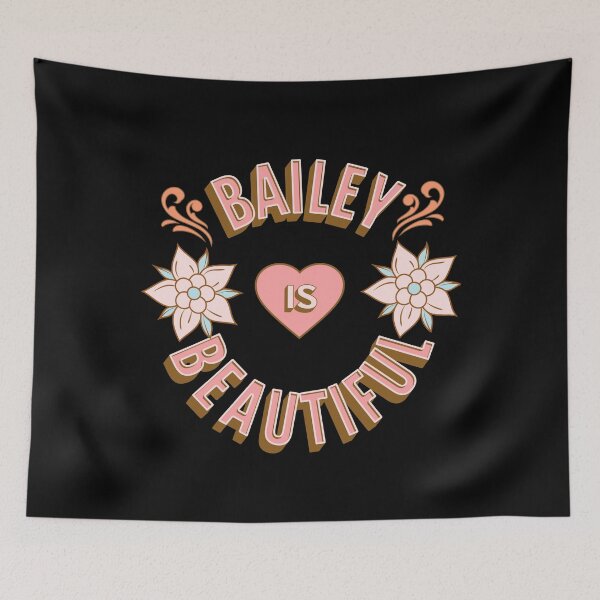 Item preview, Bailey is Beautiful - First Names - Birthday Gifts - Alliteration Fans designed and sold by epicthoughts.