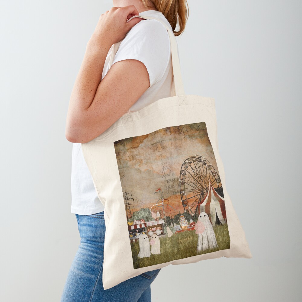 Ghost Fairground Tote Bag