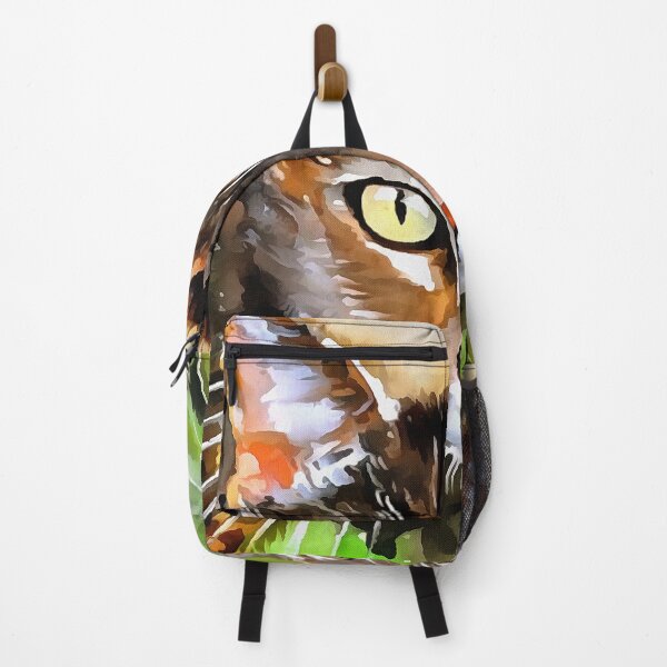 Item preview, The Curious Tabby Cat Acrylic Painting designed and sold by taiche.