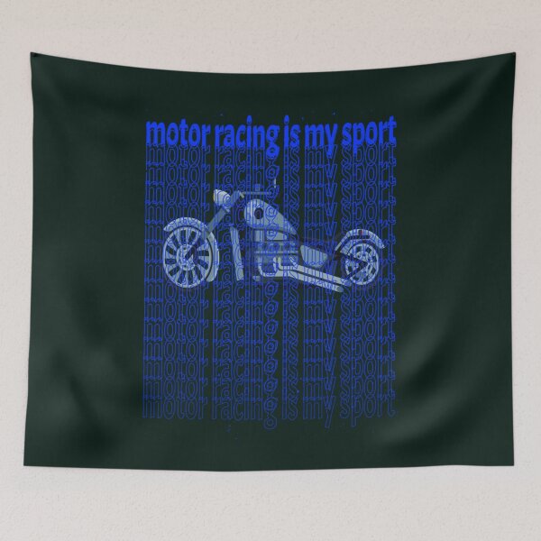 Item preview, Motor Racing Is My Sport Blue                  designed and sold by ApareciumDs.