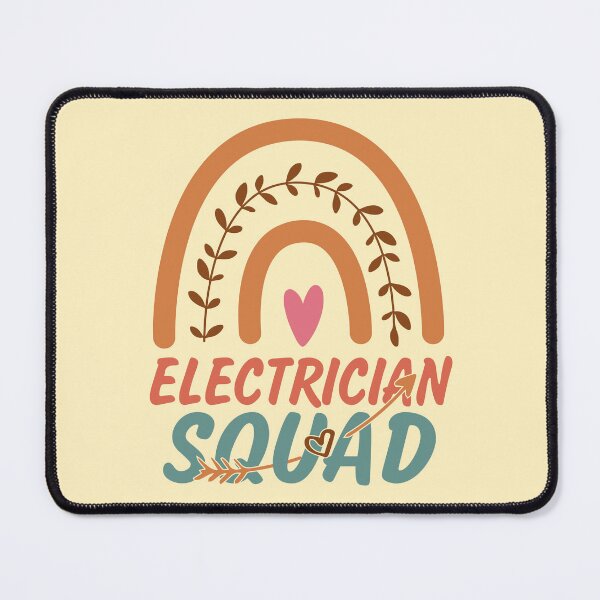 Item preview, Electrician Squad Rainbow Quote Gift Idea For Men and Womens - Funny Electrician designed and sold by Mmmm3344.