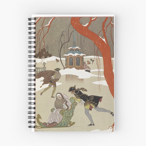 Item preview, Winter by George Barbier - Vintage Art designed and sold by RickE.
