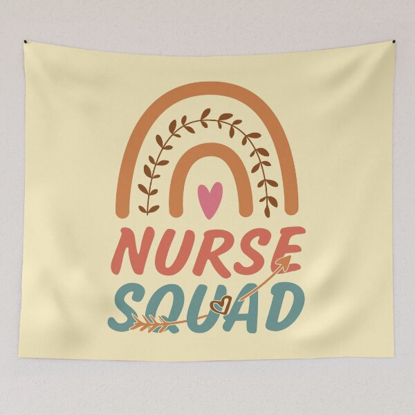 Item preview, Nurse Squad Rainbow Quote Gift Idea For Men and Womens - Funny Nurse designed and sold by Mmmm3344.