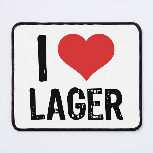 Item preview, I Love Lager designed and sold by The "I Love Everything" Shop.