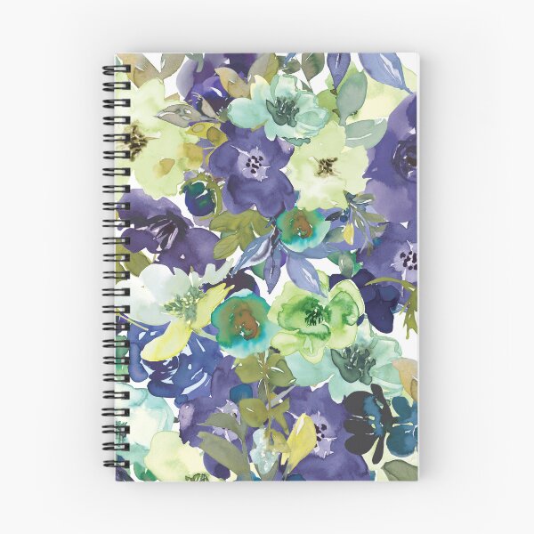 Item preview, Purple, green, yellow Modern Aesthetic Jungle tropical art pattern. Pastel painting.Colorful flowers designed and sold by AimiAesthetic.