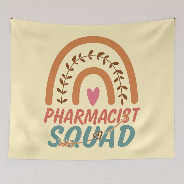 Item preview, Pharmacist Squad Rainbow Quote Gift Idea For Men and Womens - Funny Pharmacist designed and sold by Mmmm3344.