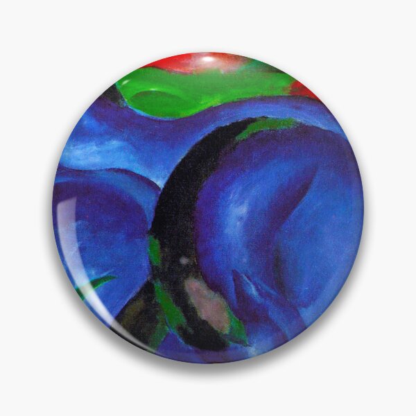 Item preview, FRANZ MARC HD - The Large Blue Horses 1911 Original Famous Painting designed and sold by Go Logo Designs.