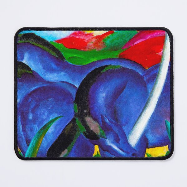 Item preview, FRANZ MARC HD - The Large Blue Horses 1911 Original Famous Painting designed and sold by Go Logo Designs.