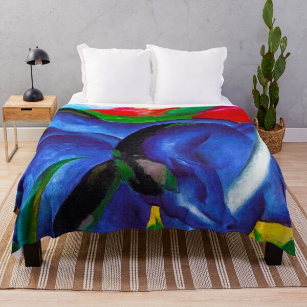 Item preview, FRANZ MARC HD - The Large Blue Horses 1911 Original Famous Painting designed and sold by Go Logo Designs.