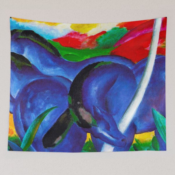 Item preview, FRANZ MARC HD - The Large Blue Horses 1911 Original Famous Painting designed and sold by Go Logo Designs.