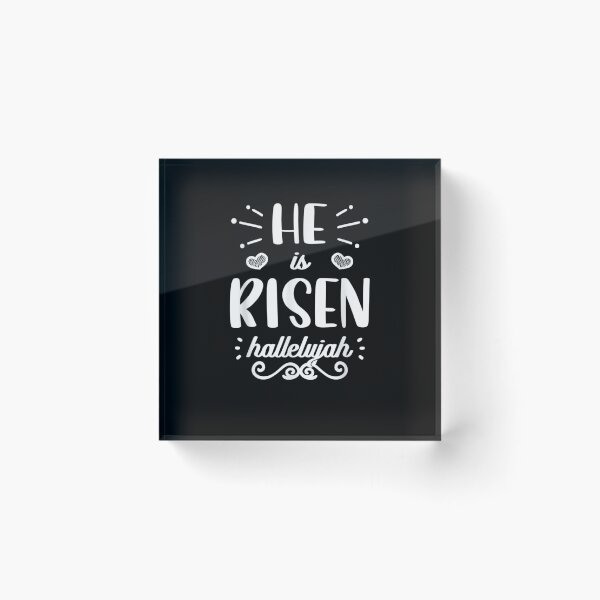 Item preview, He Is Risen Hallelujah Easter Christian Religious Jesus designed and sold by IowaH.