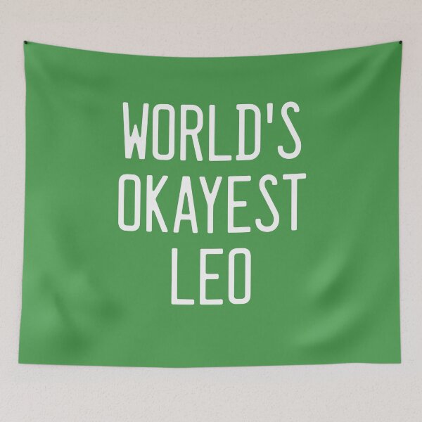 Item preview, World's Okayest Leo designed and sold by TimespunThreads.