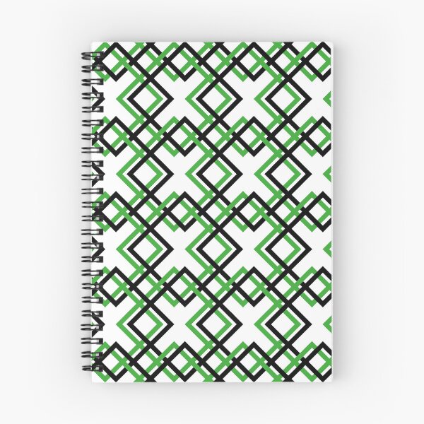Item preview, abstract geometric Ethnic Pattern fabric black green white designed and sold by Twenty9.