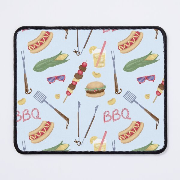Item preview, BBQ Hotdog & Burger Pattern designed and sold by glachhabria.