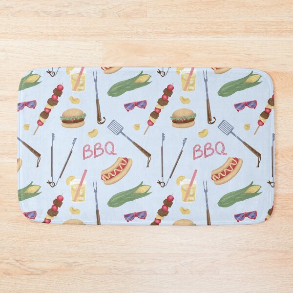 Item preview, BBQ Hotdog & Burger Pattern designed and sold by glachhabria.