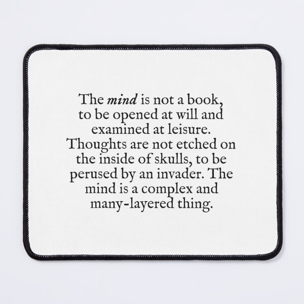 Item preview, the mind is not a book to be opened at will and examined at leisure designed and sold by beunstoppable.