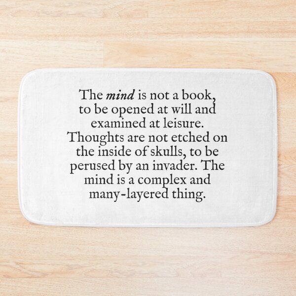 Item preview, the mind is not a book to be opened at will and examined at leisure designed and sold by beunstoppable.