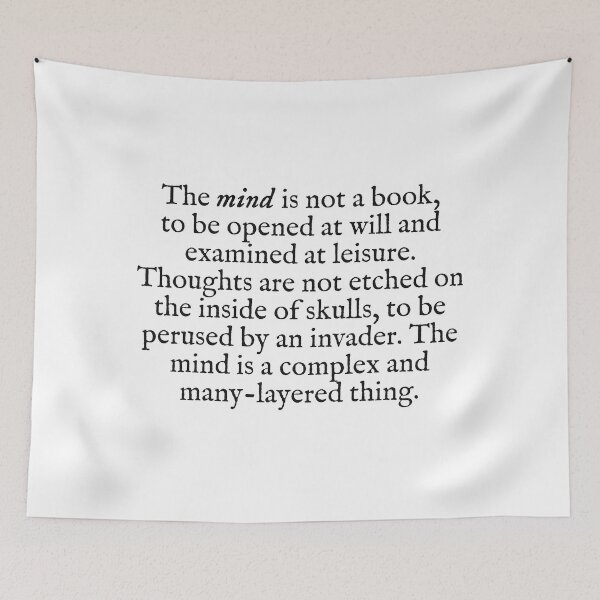 Item preview, the mind is not a book to be opened at will and examined at leisure designed and sold by beunstoppable.