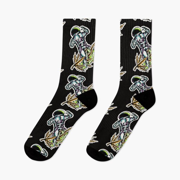 Item preview, astronaut bud weed stoned traditional tattoo designed and sold by rafaelwolf.