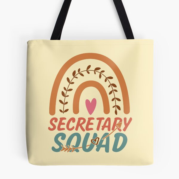 Item preview, Secretary Squad Rainbow Quote Gift Idea For Men and Womens - Funny Secretary designed and sold by Mmmm3344.