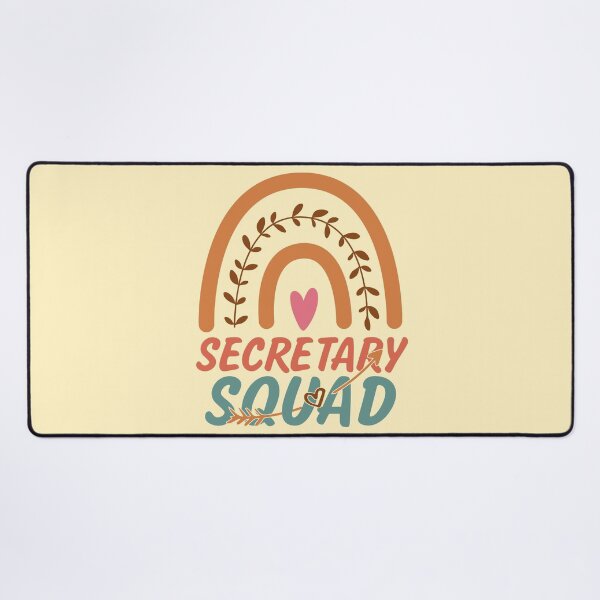 Item preview, Secretary Squad Rainbow Quote Gift Idea For Men and Womens - Funny Secretary designed and sold by Mmmm3344.
