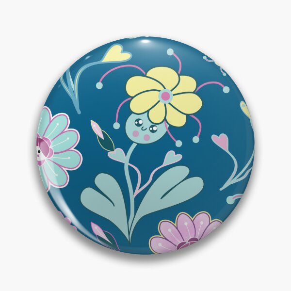 Item preview, Flowers fairy cute kawaii seamless pattern designed and sold by AleFairyland.