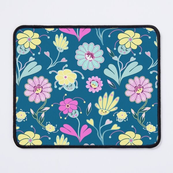 Item preview, Flowers fairy cute kawaii seamless pattern designed and sold by AleFairyland.