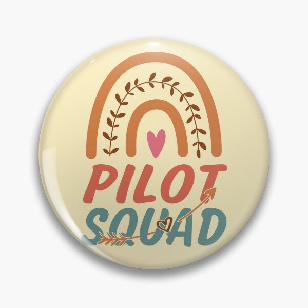 Item preview, Pilot Squad Rainbow Quote Gift Idea For Men and Womens - Funny Pilot designed and sold by Mmmm3344.