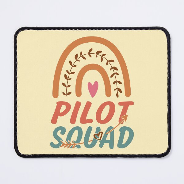 Item preview, Pilot Squad Rainbow Quote Gift Idea For Men and Womens - Funny Pilot designed and sold by Mmmm3344.