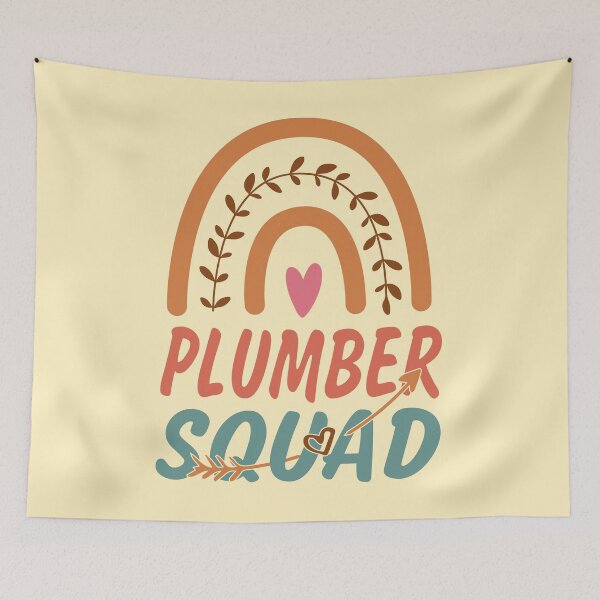 Item preview, Plumber Squad Rainbow Quote Gift Idea For Men and Womens - Funny Plumber designed and sold by Mmmm3344.