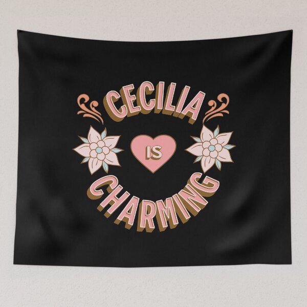 Item preview, Cecilia is Charming - First Names - Birthday Gifts - Alliteration Fans designed and sold by epicthoughts.