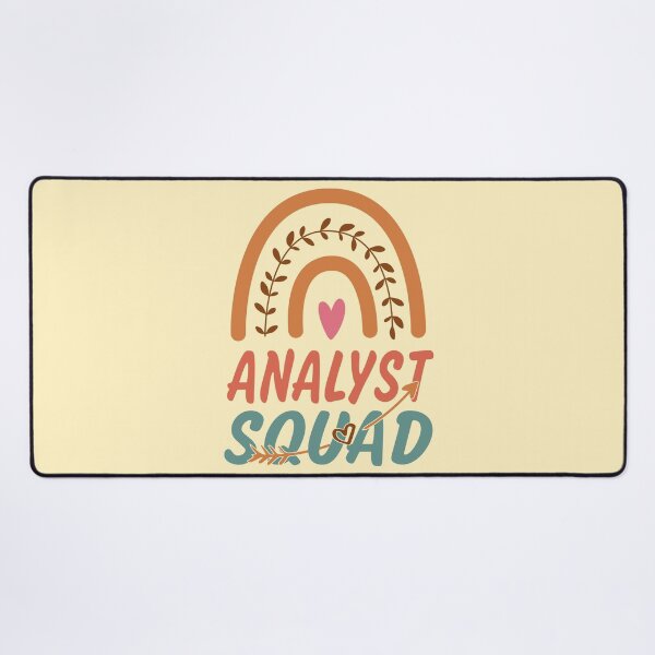 Item preview, Analyst Squad Rainbow Quote Gift Idea For Men and Womens - Funny Analyst designed and sold by Mmmm3344.
