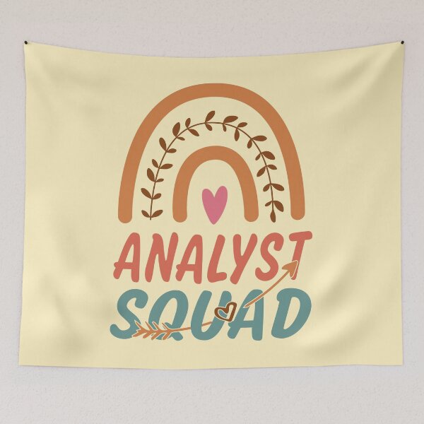 Item preview, Analyst Squad Rainbow Quote Gift Idea For Men and Womens - Funny Analyst designed and sold by Mmmm3344.
