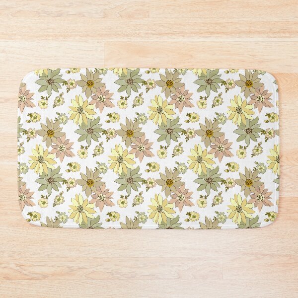 Item preview, Boho style floral pattern, vintage flowers designed and sold by RoseMaryWP.