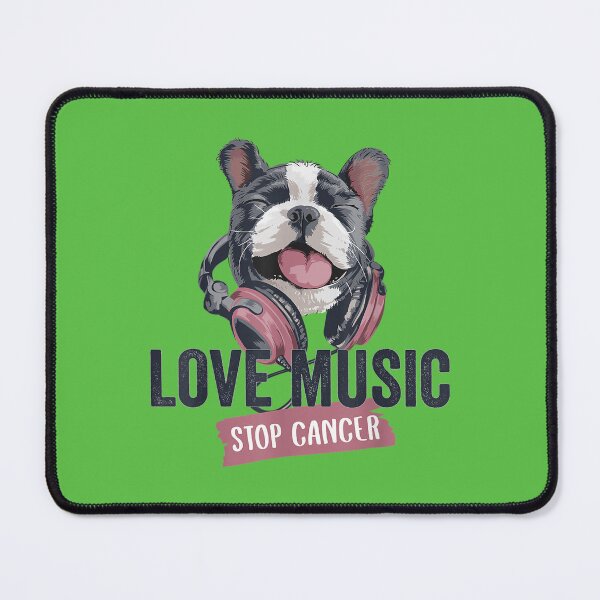Item preview, Love Music Stop Breast Cancer Awarenes designed and sold by sweetfavor.