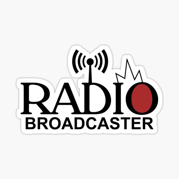 radio-broadcaster-sticker-for-sale-by-margner-redbubble