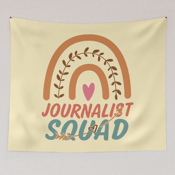 Item preview, Journalist Squad Rainbow Quote Gift Idea For Men and Womens - Funny Journalist designed and sold by Mmmm3344.