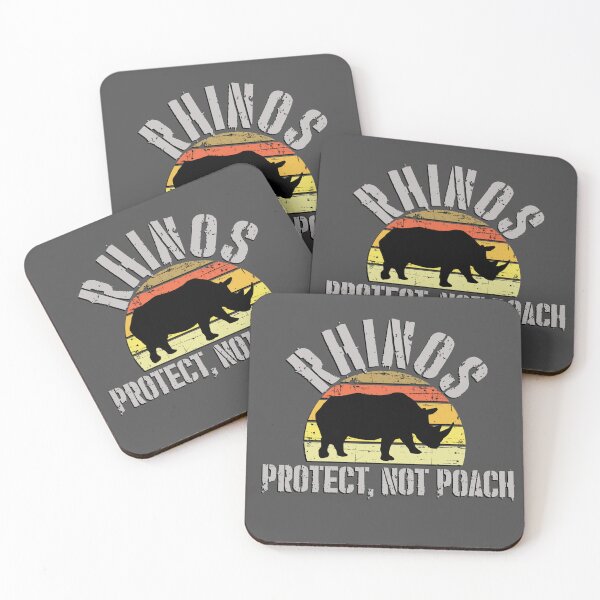 Item preview, Rhinos Protect Not Poach designed and sold by HellsJanitor.