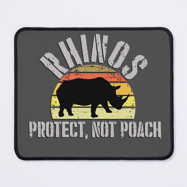 Item preview, Rhinos Protect Not Poach designed and sold by HellsJanitor.