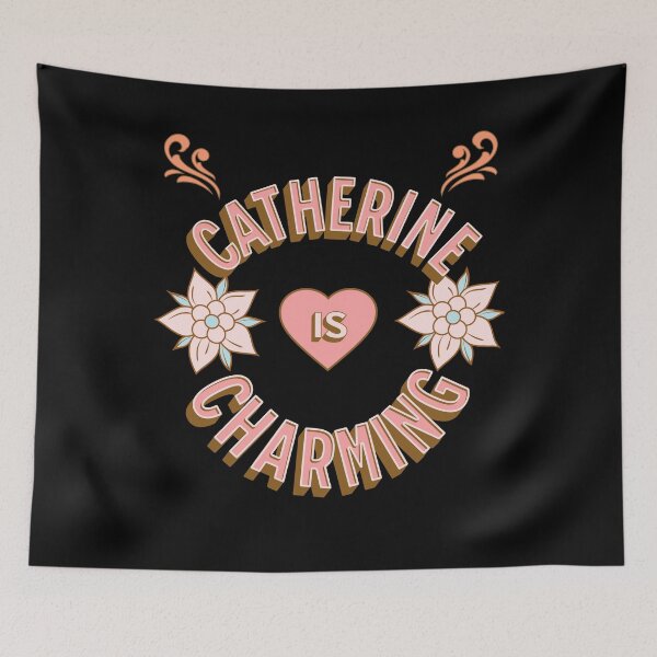 Item preview, Catherine is Charming - First Names - Birthday Gifts - Alliteration Fans designed and sold by epicthoughts.