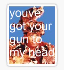 taking back davy - gun Sticker