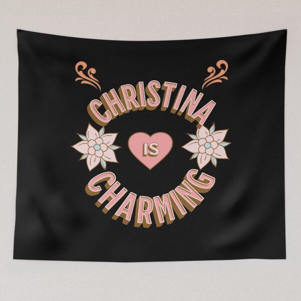 Item preview, Christina is Charming - First Names - Birthday Gifts - Alliteration Fans designed and sold by epicthoughts.